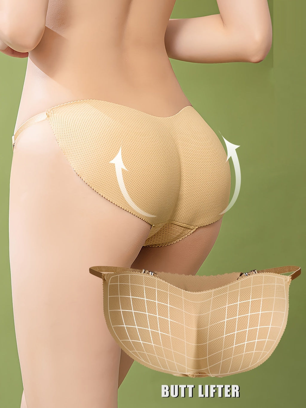 Unsichtbare Po-Lifting Bikini-Höschen für Damen – ultradünne, atmungsaktive und nahtlose Damenunterwäsche für eine natürliche Formgebung und ganztägigen Komfort
