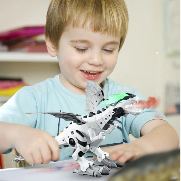 Gehender Drache Spielzeug Feuerspeiender Wassersprüh-Dinosaurier