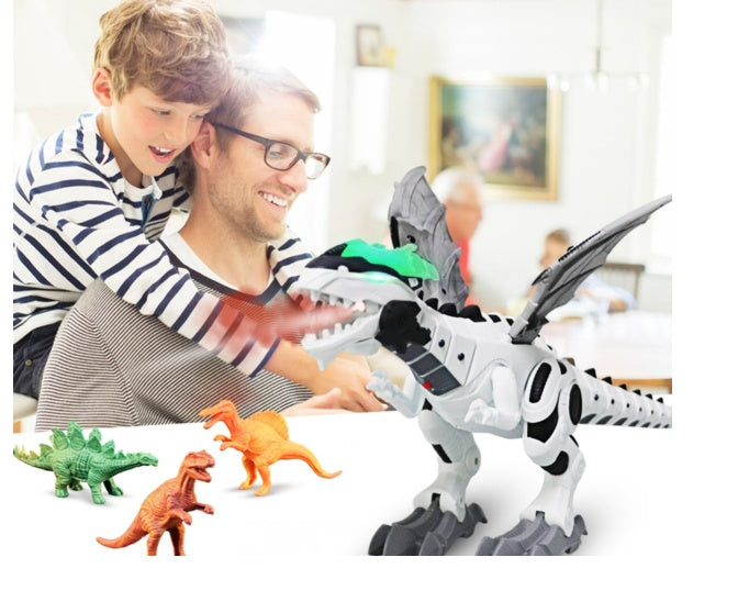Gehender Drache Spielzeug Feuerspeiender Wassersprüh-Dinosaurier