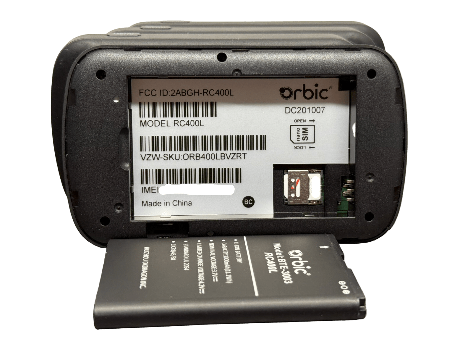Karton geöffnet – RayHunter IMSI-Catcher / Stingray-Detektor – Orbic RC400L Mobiler Hotspot Professionell installiert • Aktualisiert • Vollständig getestet