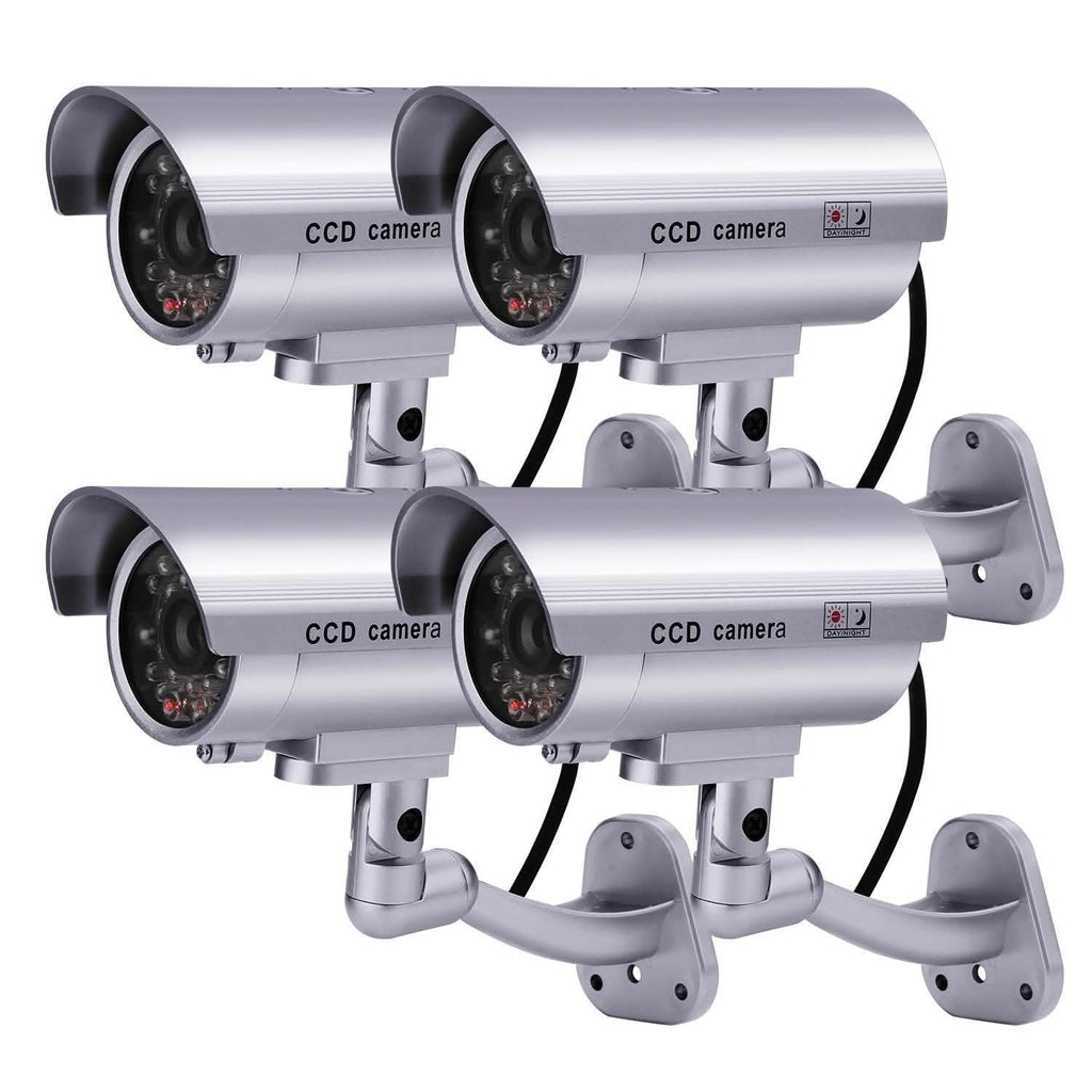 4 Pack: Fitnate Fake Security Camera CCTV Surveillance System