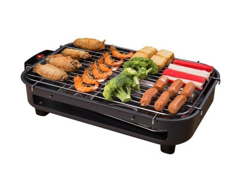 Fabrik direkt für Haushaltsgrill quadratisch, rauchfreier Elektrobackofen, Kohlenstoffstahlplatte, Knopf-Temperaturregelung, koreanische elektrische Backblech-Anpassung