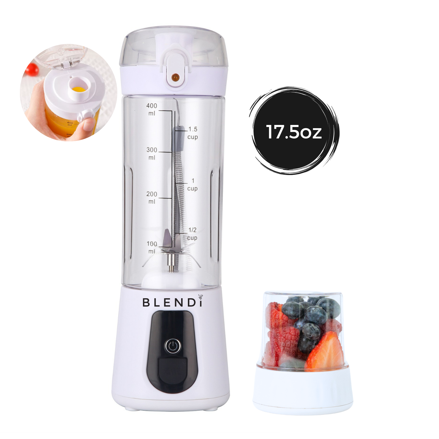 Pro+ Tragbarer Eis-Crusher Mixer (500ml)