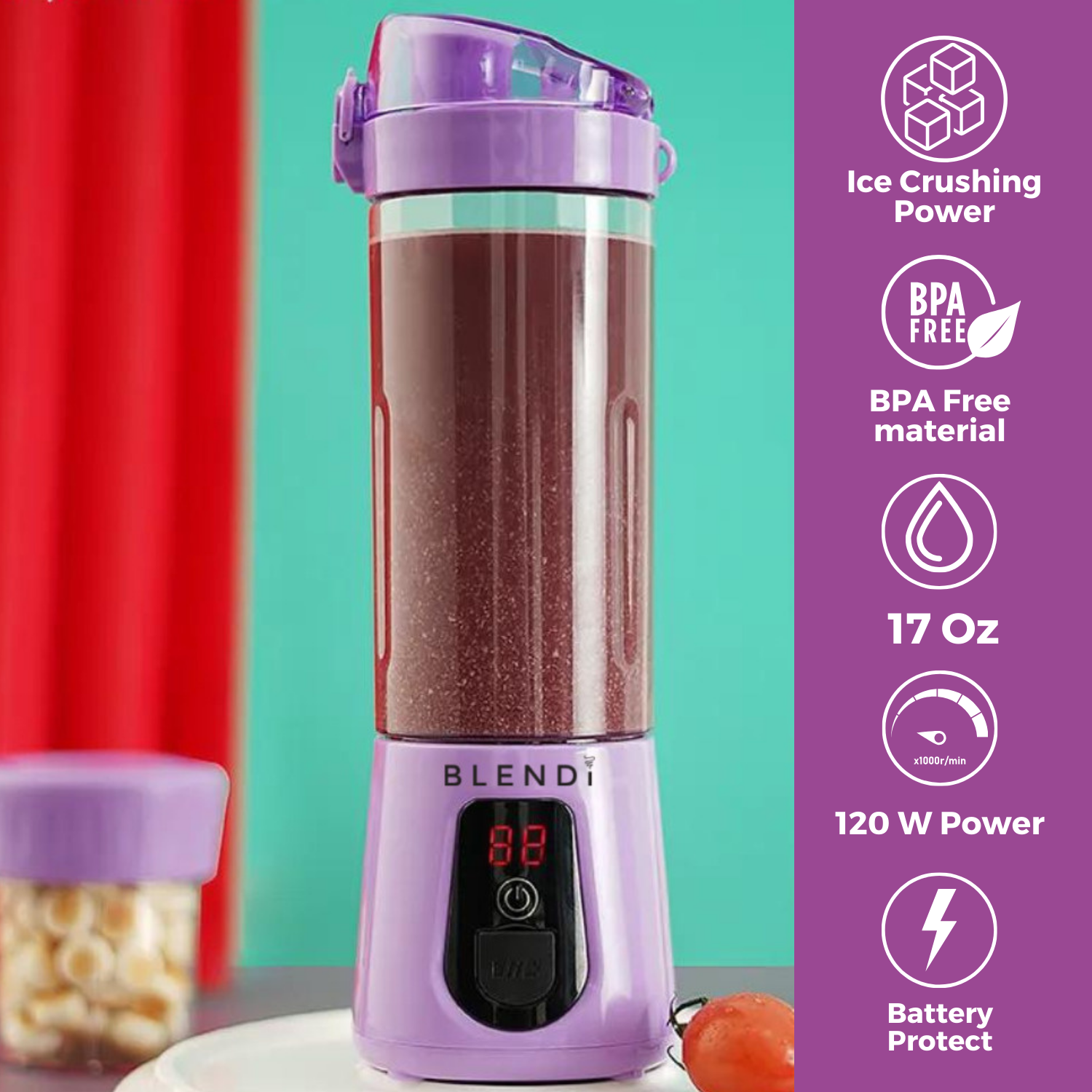 Pro+ Tragbarer Eis-Crusher Mixer (500ml)