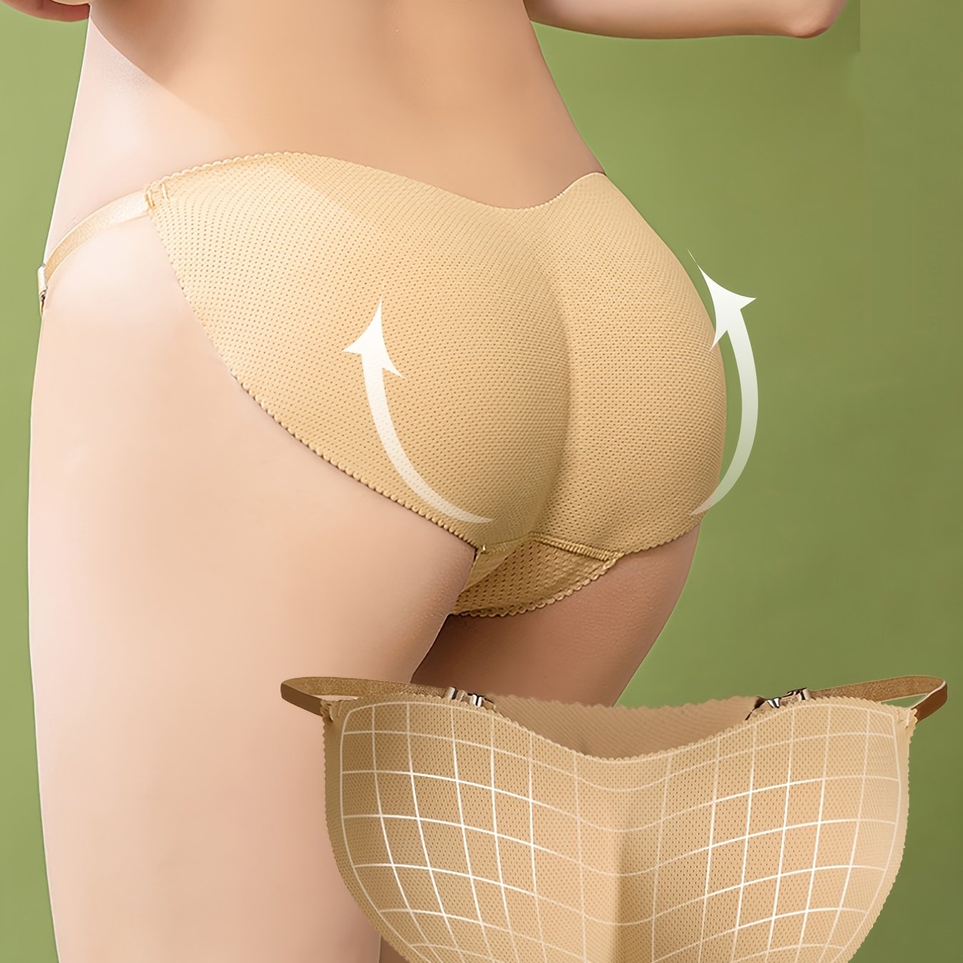 Unsichtbare Po-Lifting Bikini-Höschen für Damen – ultradünne, atmungsaktive und nahtlose Damenunterwäsche für eine natürliche Formgebung und ganztägigen Komfort