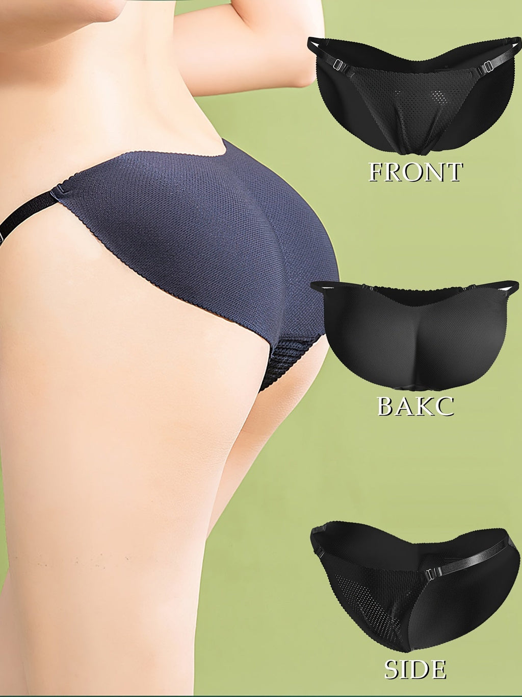 Unsichtbare Po-Lifting Bikini-Höschen für Damen – ultradünne, atmungsaktive und nahtlose Damenunterwäsche für eine natürliche Formgebung und ganztägigen Komfort