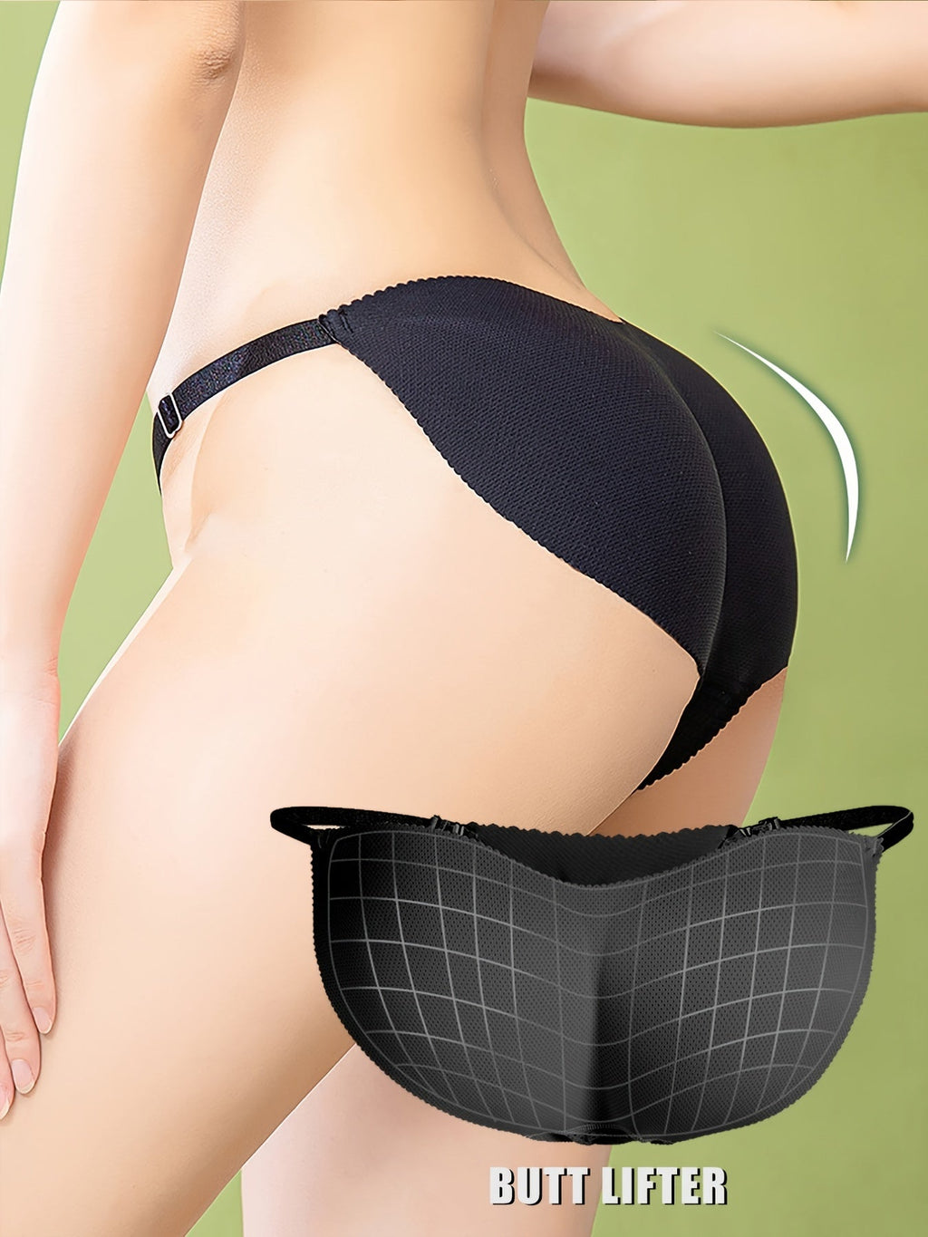 Unsichtbare Po-Lifting Bikini-Höschen für Damen – ultradünne, atmungsaktive und nahtlose Damenunterwäsche für eine natürliche Formgebung und ganztägigen Komfort