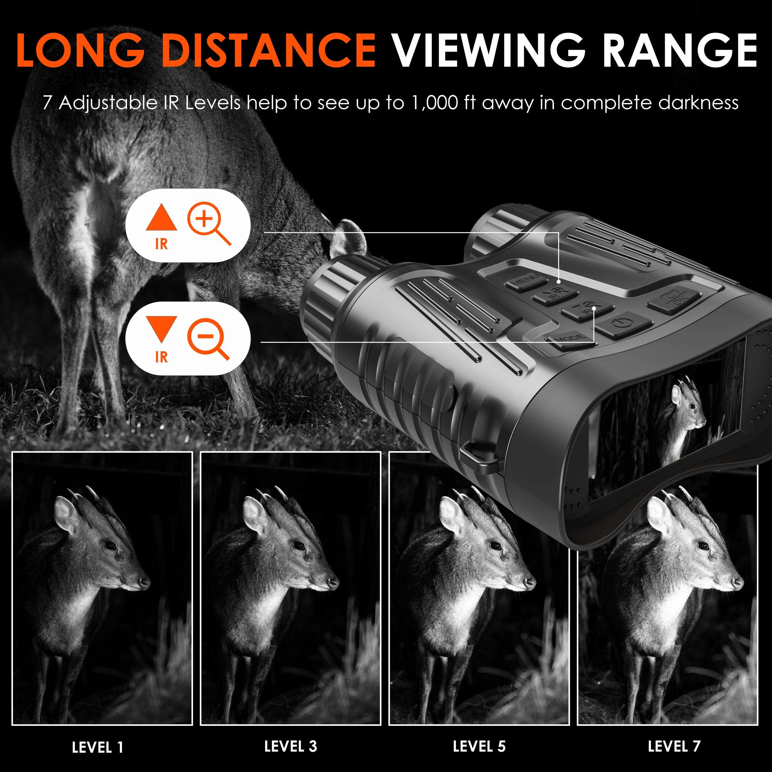 Rexing B1 Pro – Digitales 4K-IR-Nachtsicht-Fernglas