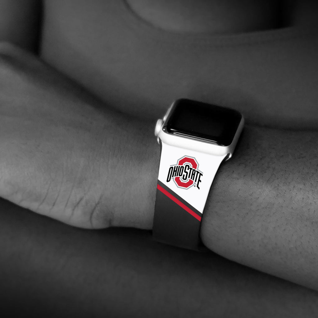 Ohio State Buckeyes HD Apple Watch-Armband