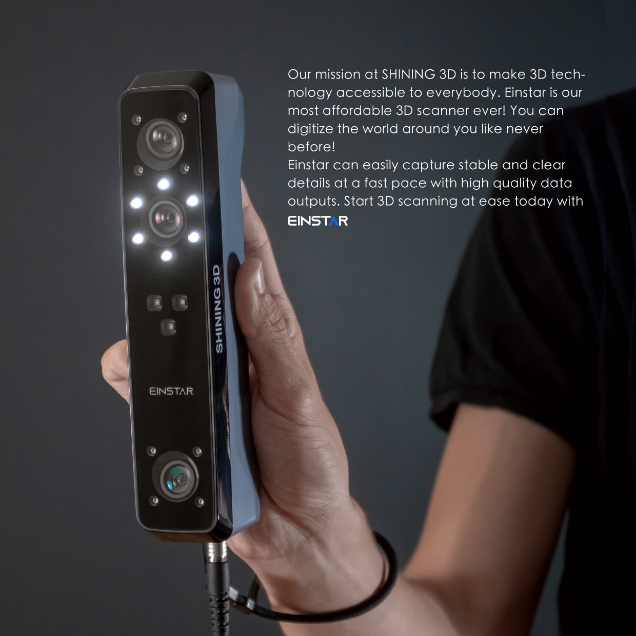 EINSTAR-Prosumer Tragbarer 3D-Scanner