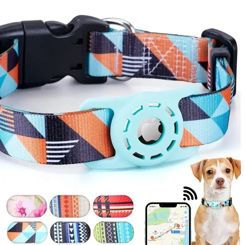 Digitaldruckhalsband für Apple Airtag