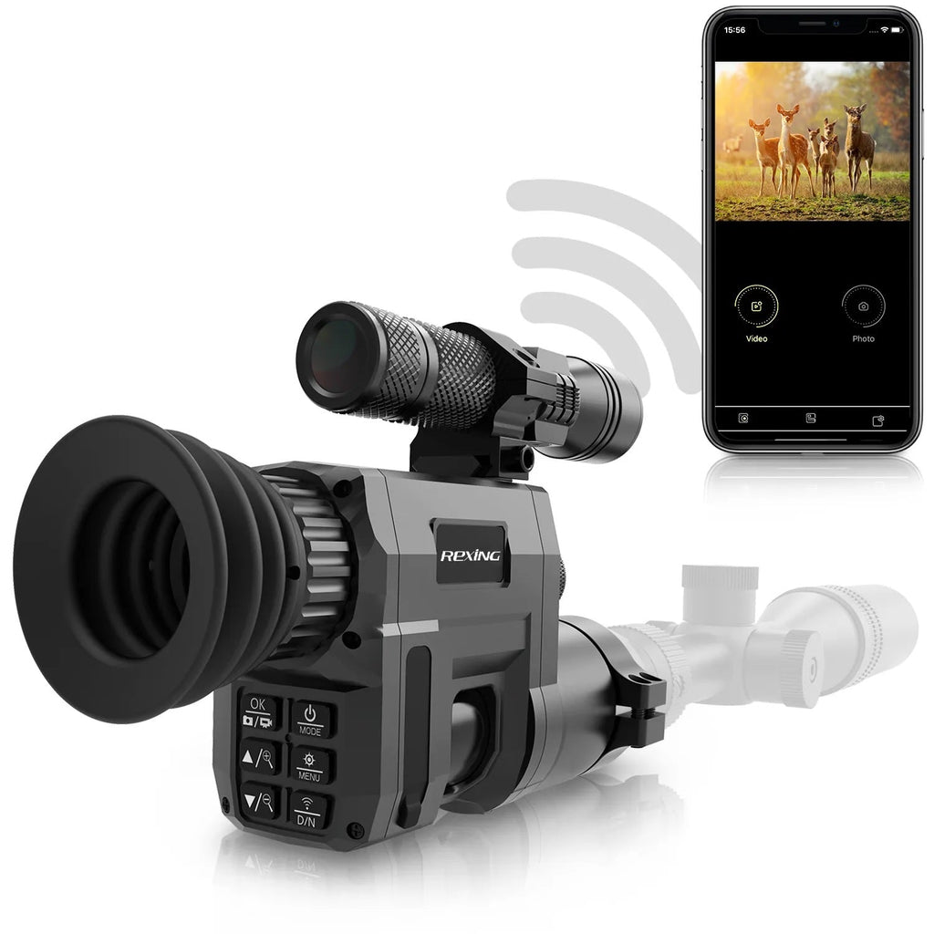 Rexing NVS1 Digital-Infrarot-Nachtsichtgerät mit HD-Videoaufzeichnung und Wi-Fi