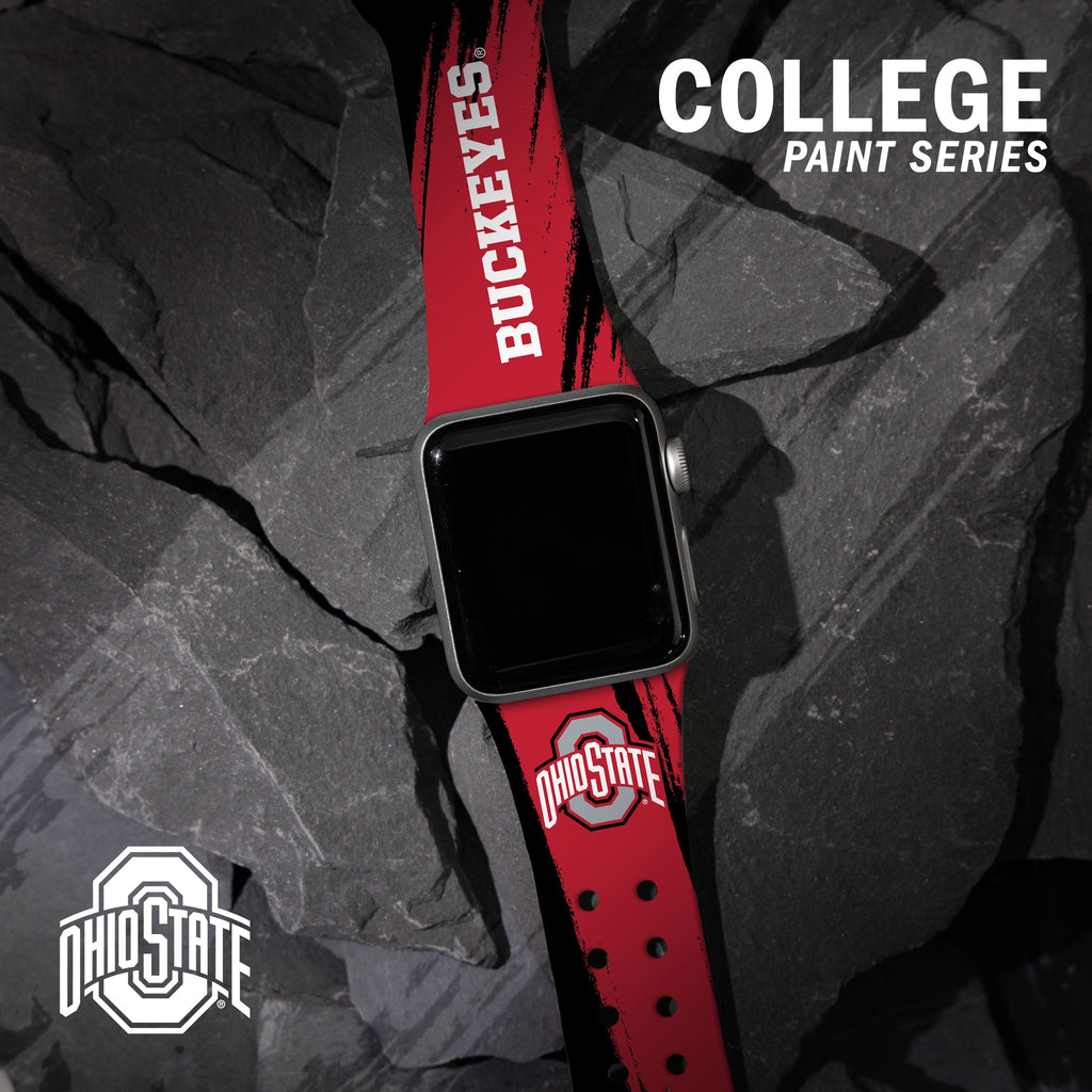 Ohio State Buckeyes HD Apple Watch-Armband