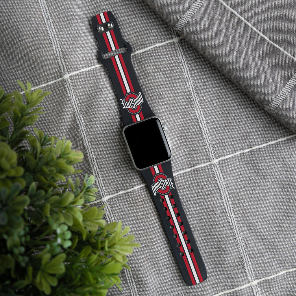 Ohio State Buckeyes HD Apple Watch-Armband