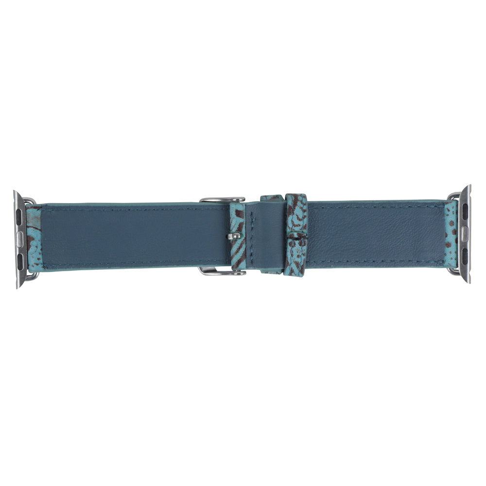 Fister Uhrenarmband aus türkisfarbenem Leder