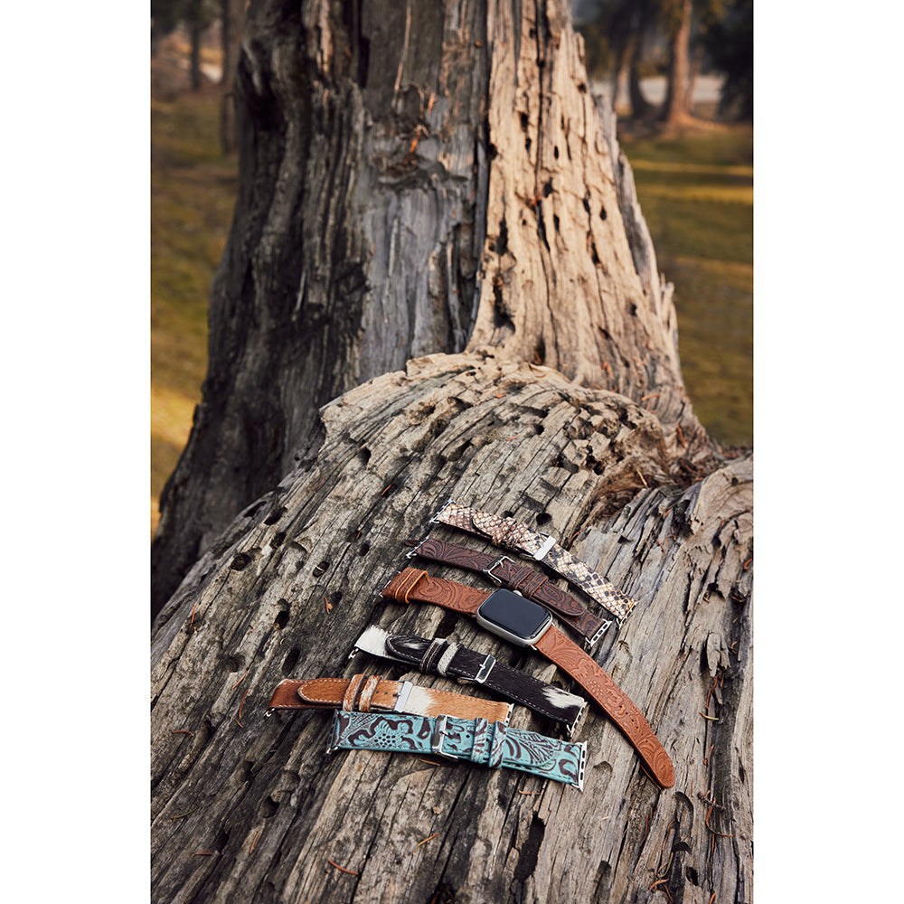 Fister Uhrenarmband aus türkisfarbenem Leder
