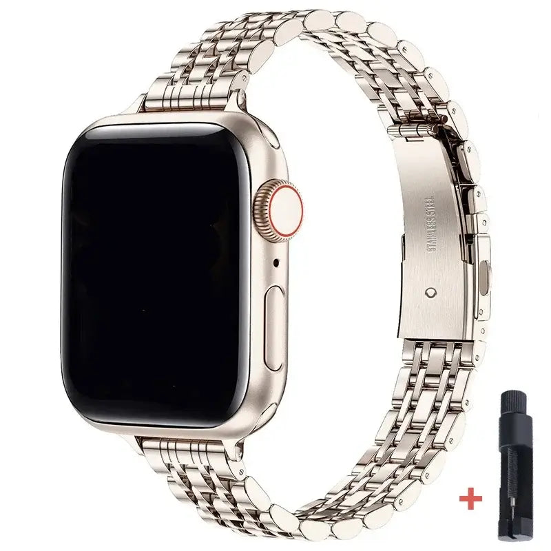 Apple Watch Edelstahlarmband – Elegantes, langlebiges Design