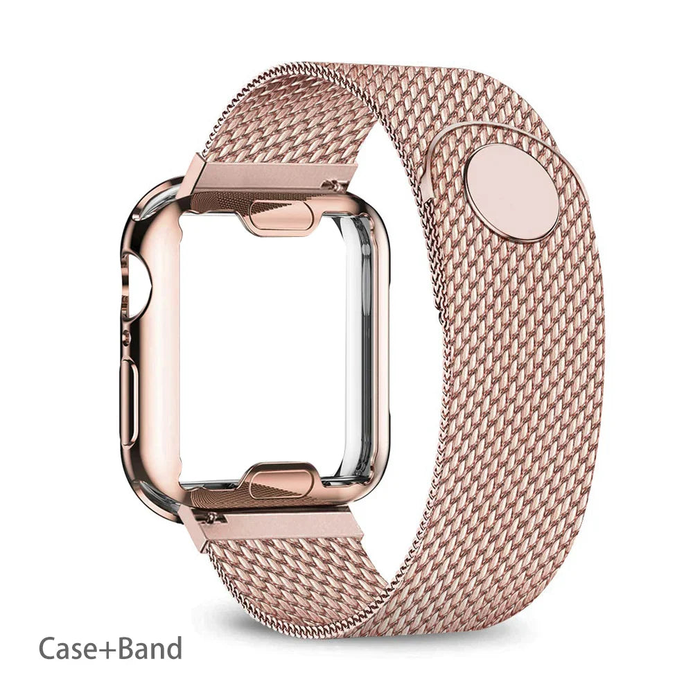 Apple Watch Edelstahlarmband - Premium Milanese Armband