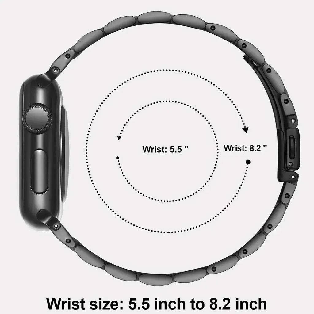 Apple Watch Edelstahlarmband – Elegantes, langlebiges Design