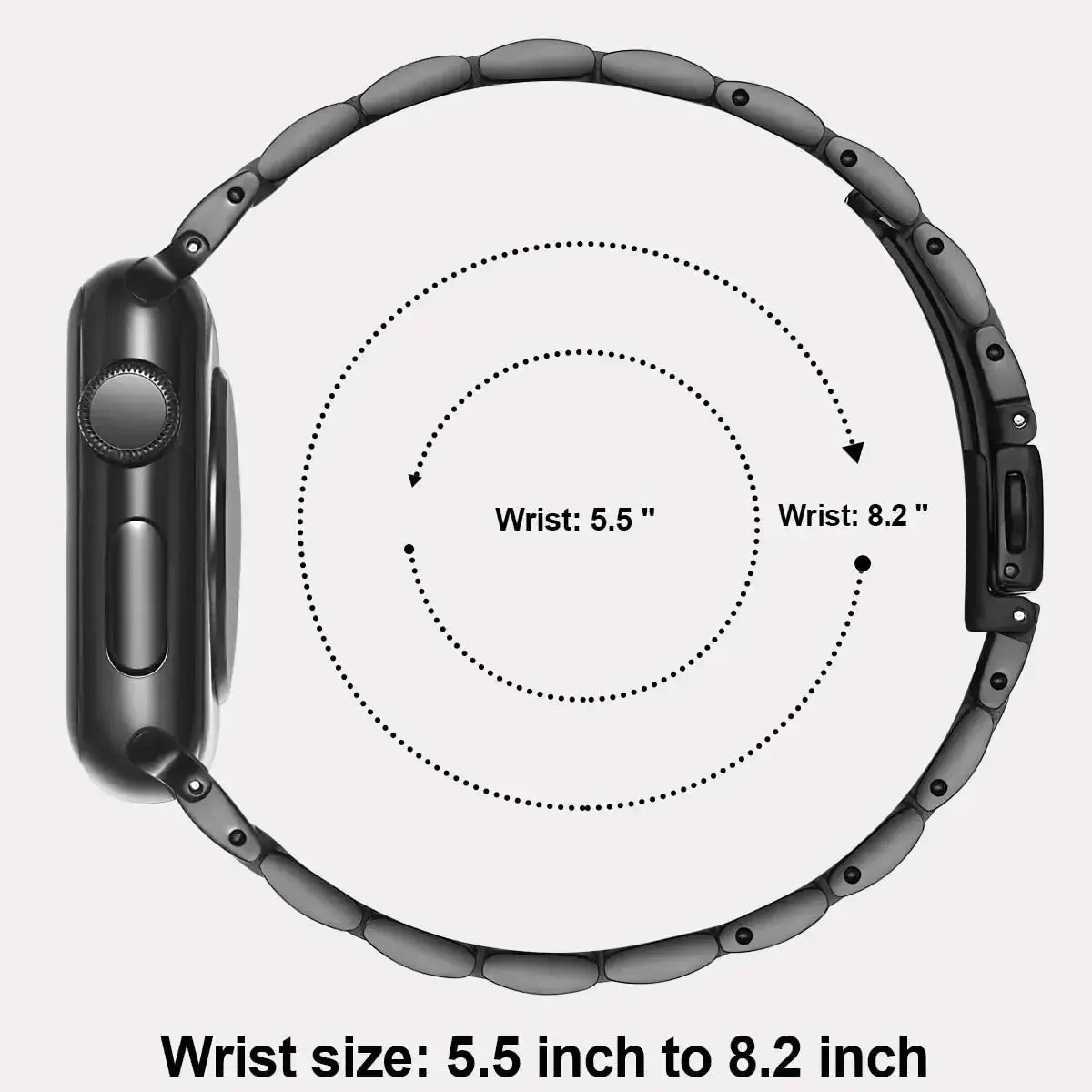 Apple Watch Edelstahlarmband – Elegantes, langlebiges Design