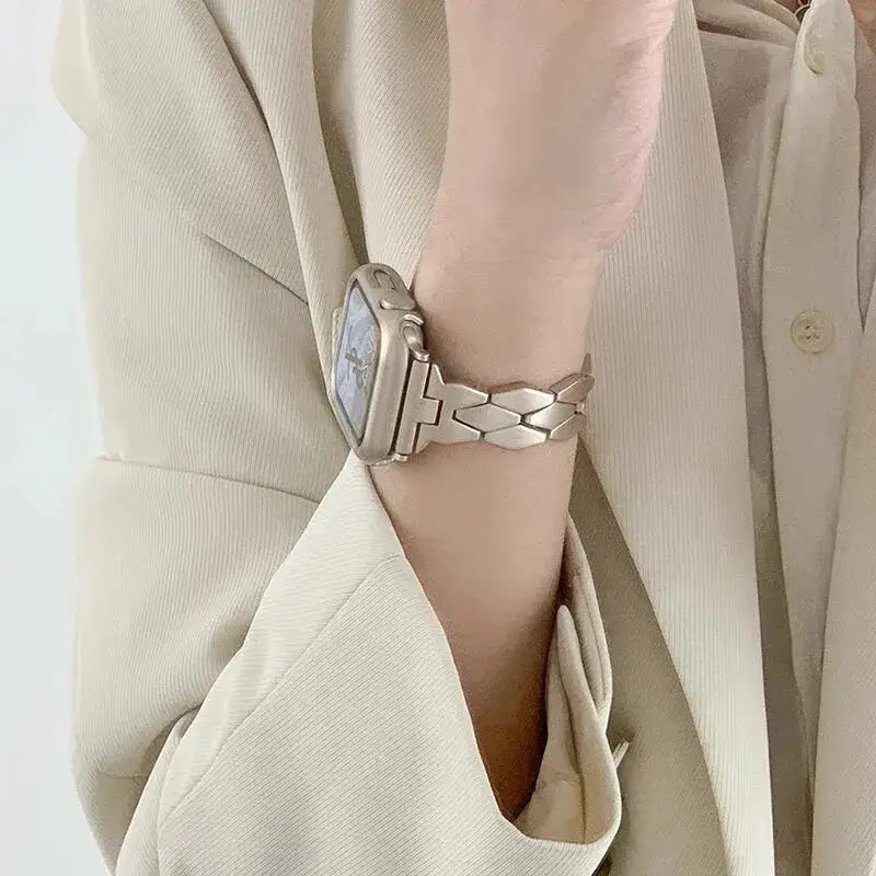 Apple Watch Edelstahlarmband - Elegantes Luxusband