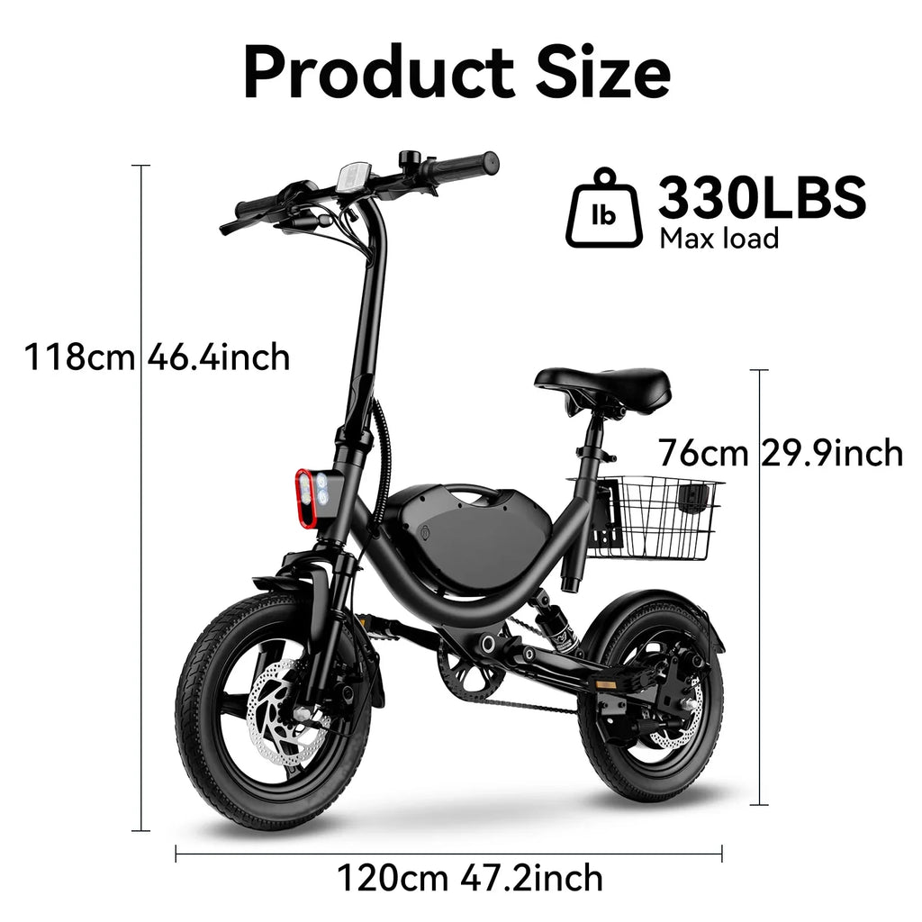 eBike Boys 715W Peak Klapp-Elektrofahrrad - Schnelle und leistungsstarke Fahrt