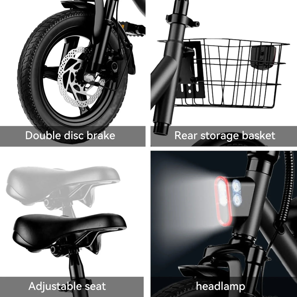 eBike Boys 715W Peak Klapp-Elektrofahrrad - Schnelle und leistungsstarke Fahrt