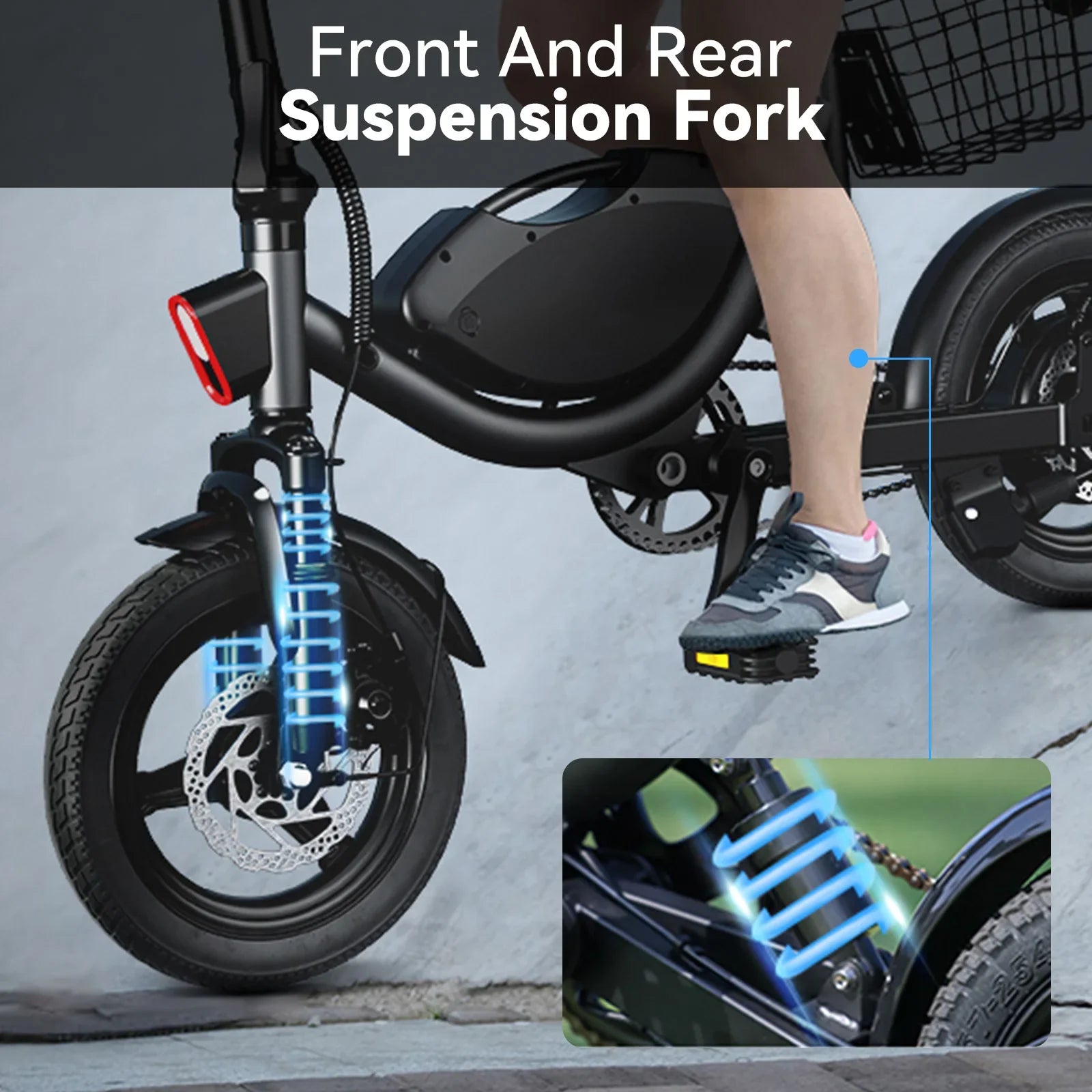 eBike Boys 715W Peak Klapp-Elektrofahrrad - Schnelle und leistungsstarke Fahrt