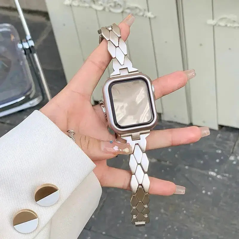 Apple Watch Edelstahlarmband - Elegantes Luxusband
