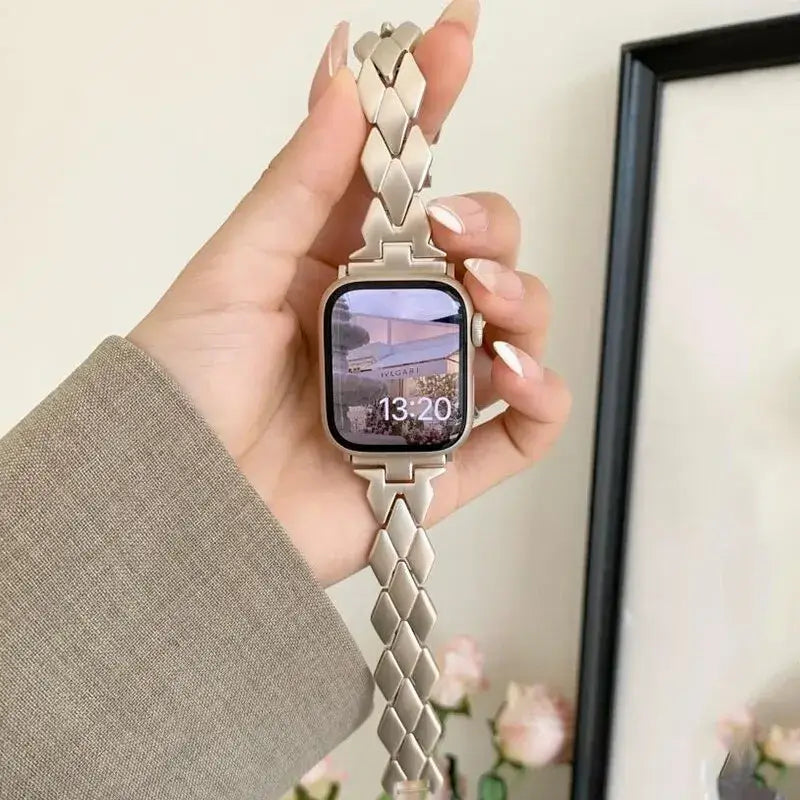 Apple Watch Edelstahlarmband - Elegantes Luxusband