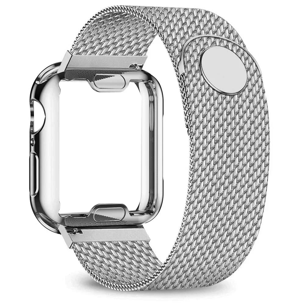 Apple Watch Edelstahlarmband - Premium Milanese Armband