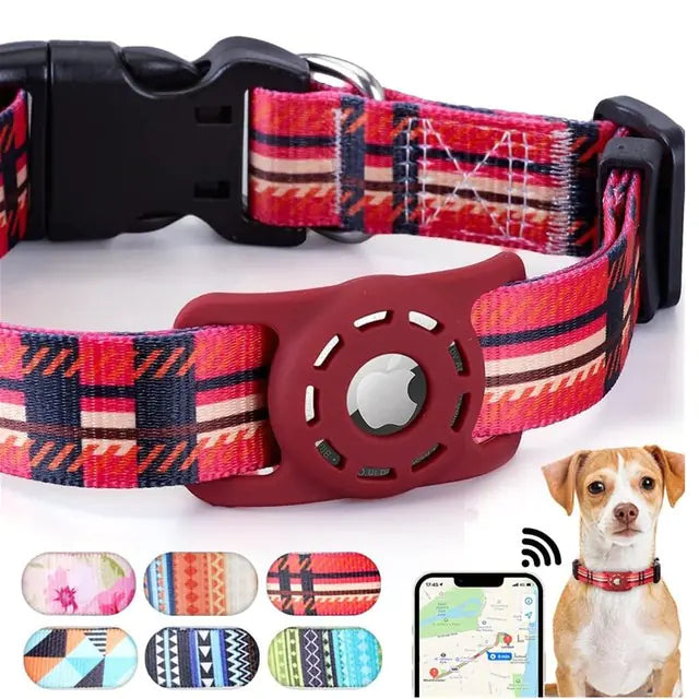 Digitaldruckhalsband für Apple Airtag
