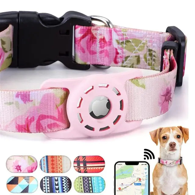 Digitaldruckhalsband für Apple Airtag