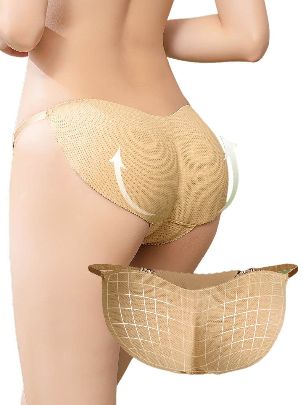 Unsichtbare Po-Lifting Bikini-Höschen für Damen – ultradünne, atmungsaktive und nahtlose Damenunterwäsche für eine natürliche Formgebung und ganztägigen Komfort