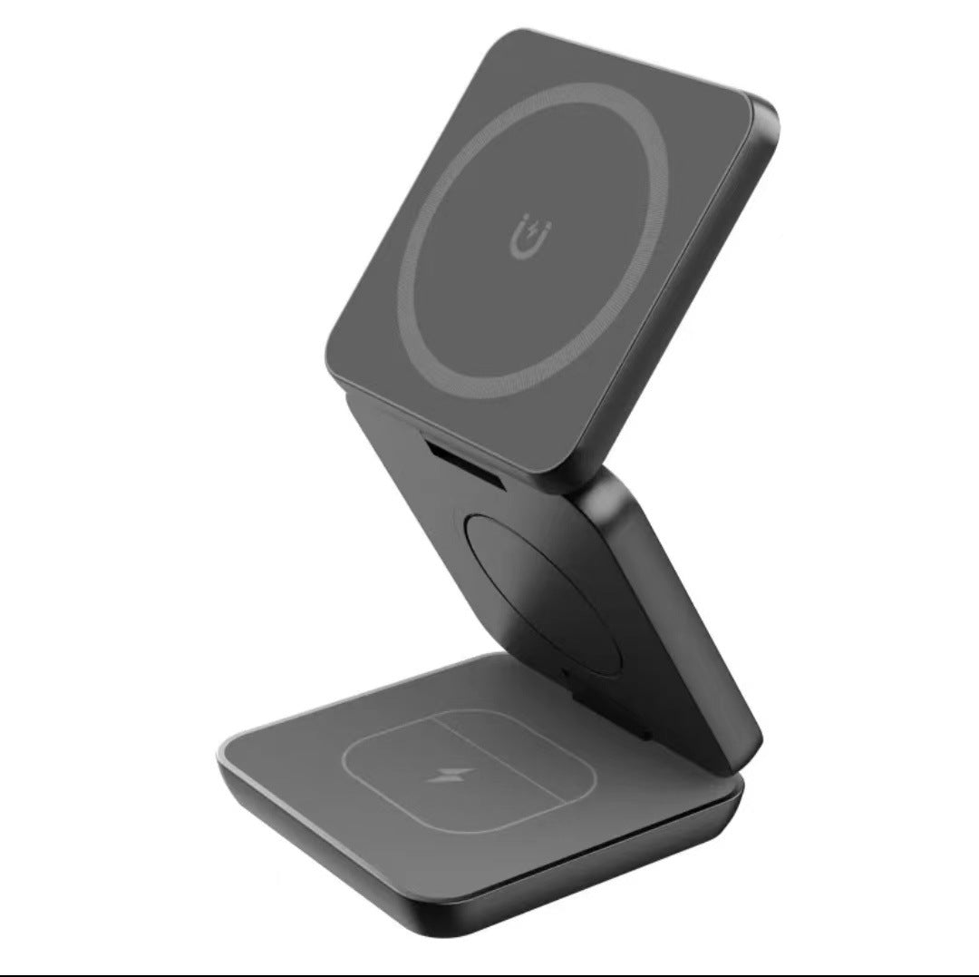 Faltbares 3-in-1-Magnet-Wireless-Ladegerät