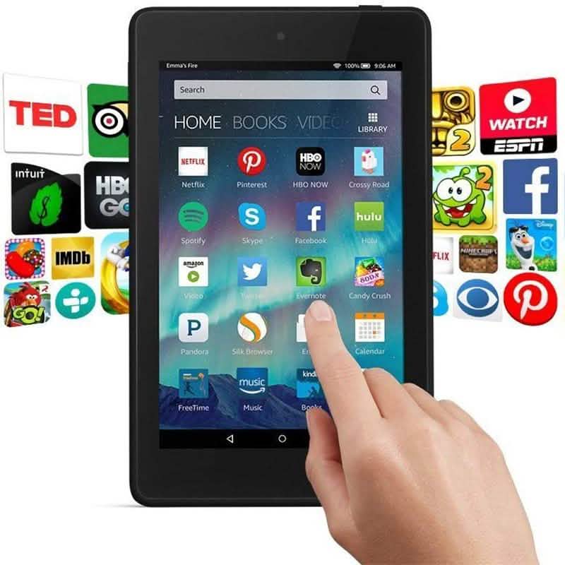 Amazon Kindle Fire HD 6 Tablet, 6 Zoll HD Display, WLAN, 16 GB (Generalüberholt)