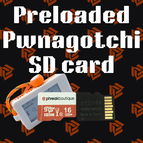 Vorinstallierte Pwnagotchi SD-Karte