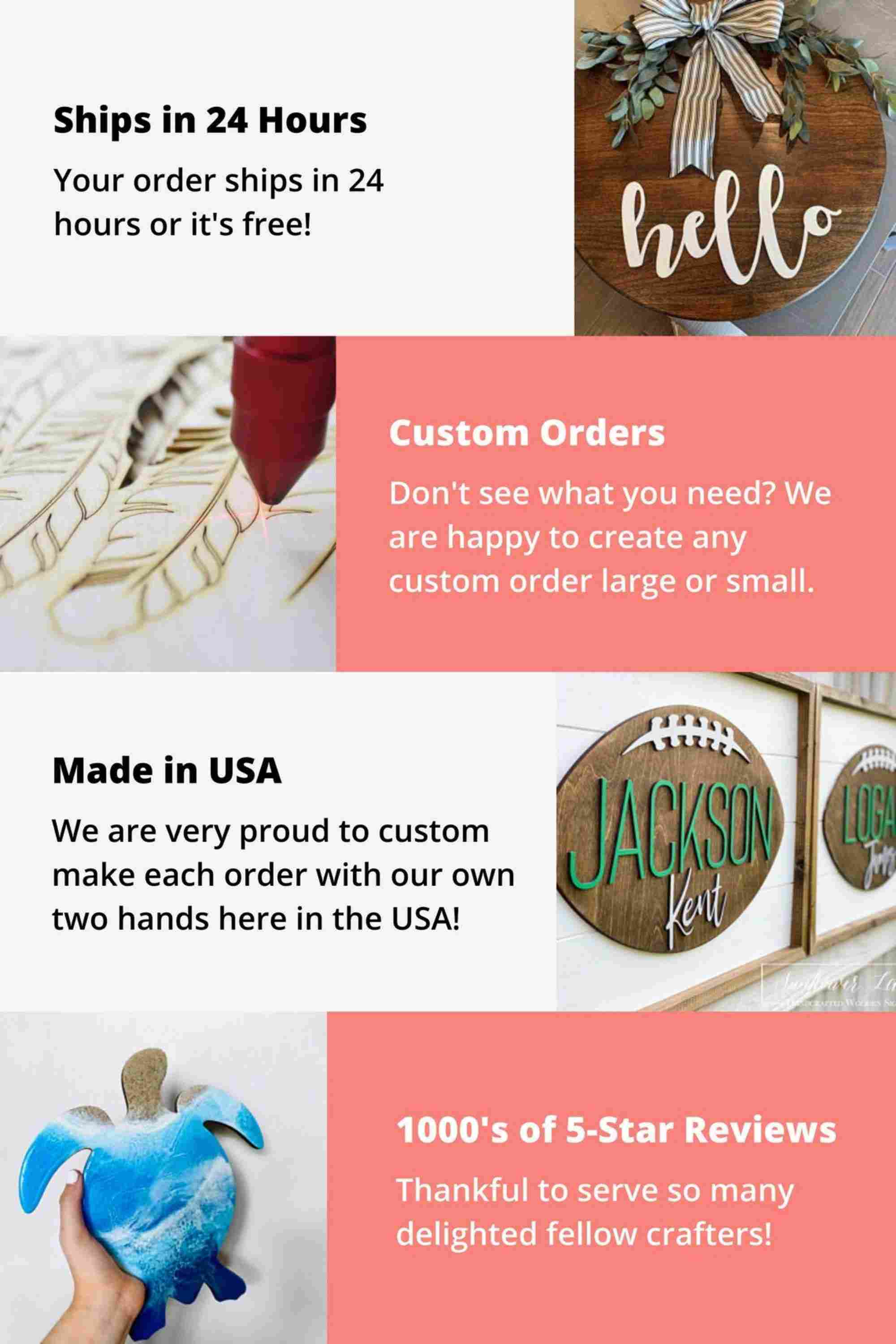Skript-Schriftart Benutzerdefinierter Name Holz-Ausschnitt – Babyzimmer – Deko – DIY – bis zu 122 cm breit