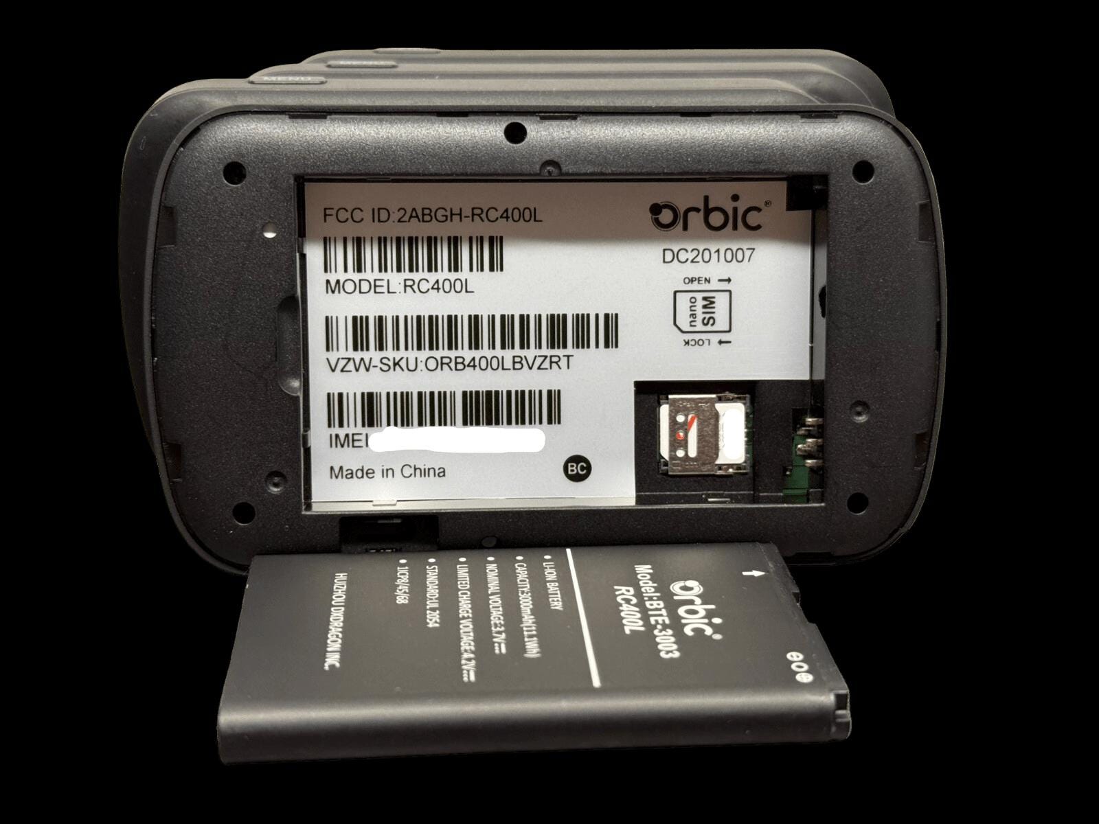 RayHunter IMSI-Catcher & Stingray Detektor – Mobiler Hotspot Orbic RC400L