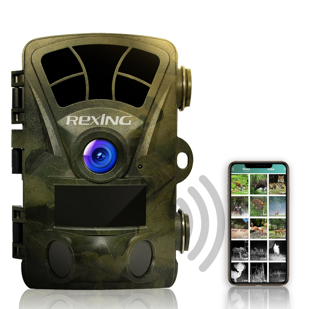 Rexing Woodlens H2 4K Wi-Fi Wildkamera (1er-Pack)