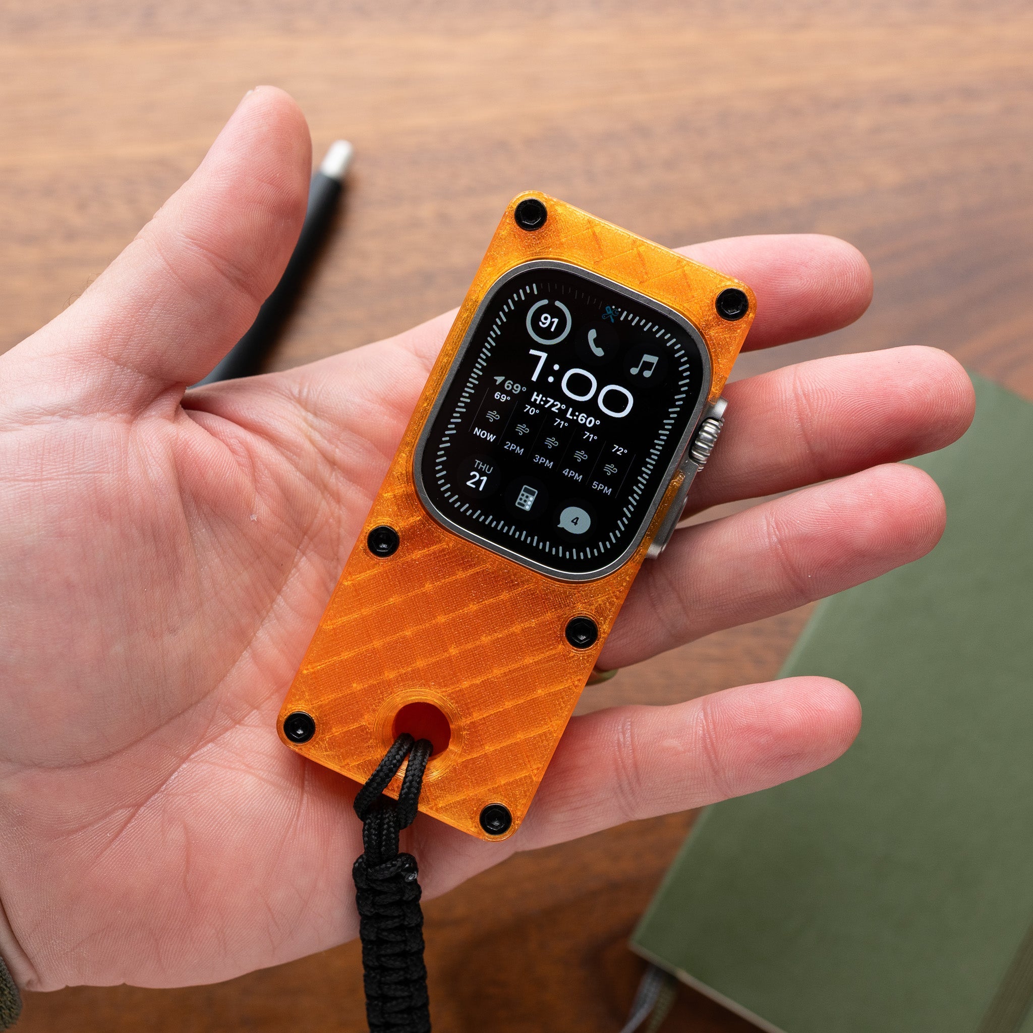 miniphone ultra (mpu) Gehäuse für Apple Watch Ultra 1/2/3 – orange