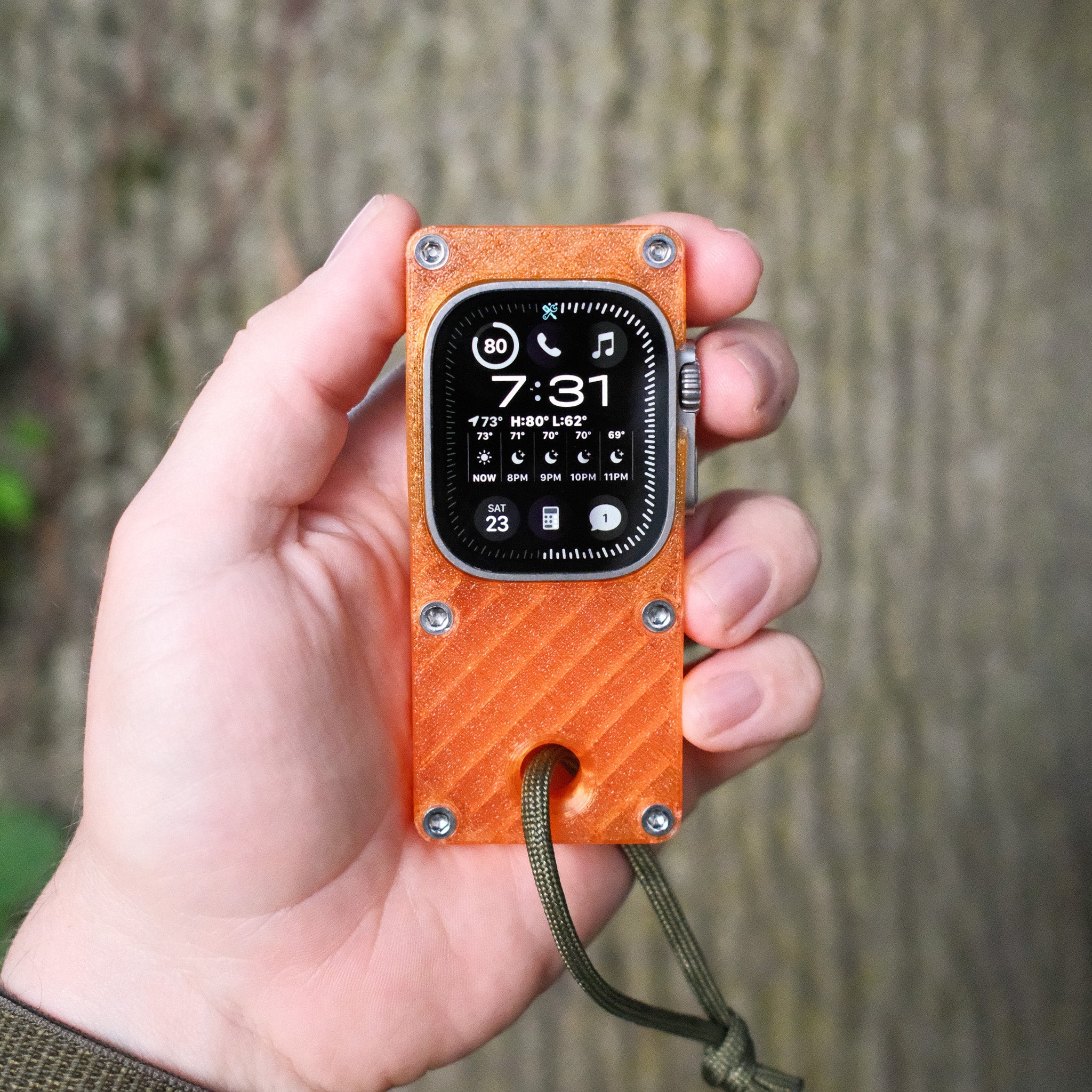 miniphone ultra (mpu) Gehäuse für Apple Watch Ultra 1/2/3 – orange