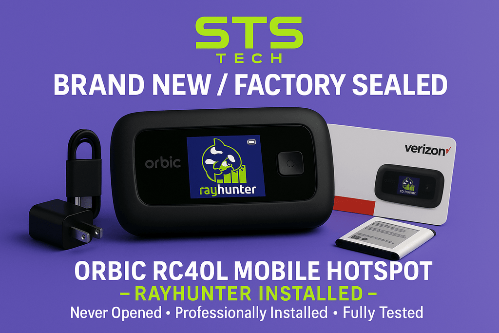 RayHunter IMSI-Catcher & Stingray Detektor – Mobiler Hotspot Orbic RC400L