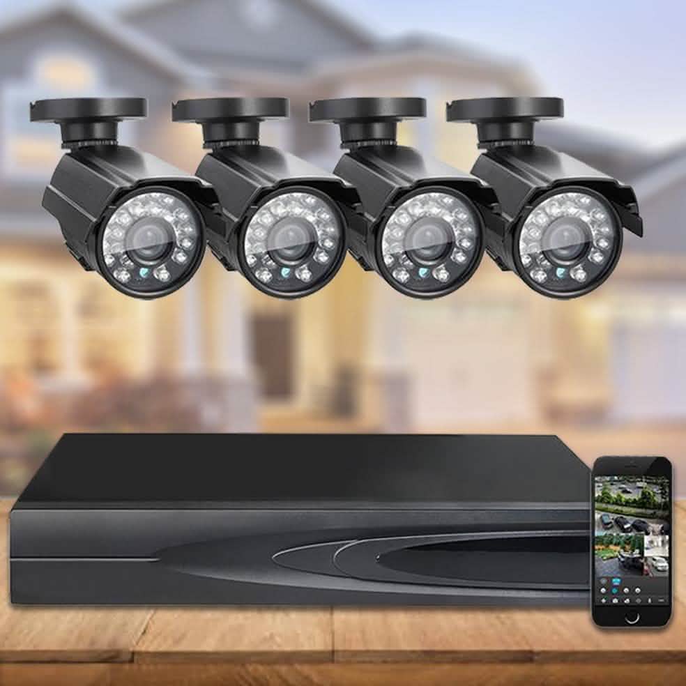 Outdoor AHD Haus-Überwachungs-System mit 4 Kameras und DVR