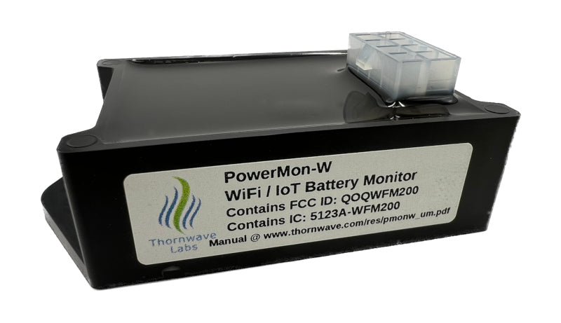 PowerMon-W - WLAN / IoT Advanced Battery Monitor / Gleichstromzähler mit Datenprotokollierung