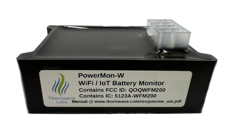 PowerMon-W - WLAN / IoT Advanced Battery Monitor / Gleichstromzähler mit Datenprotokollierung