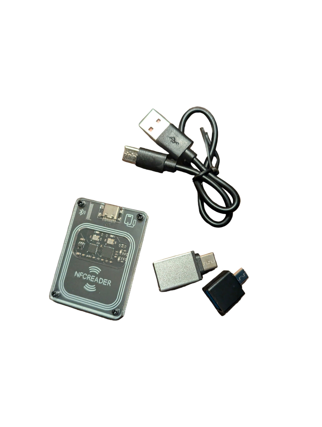 PCR532 NFC-RFID-Lesegerät/Schreibgerät | Bluetooth + USB | IC-Kartenleser/-Kopierer | 13,56 MHz | STS Technologies