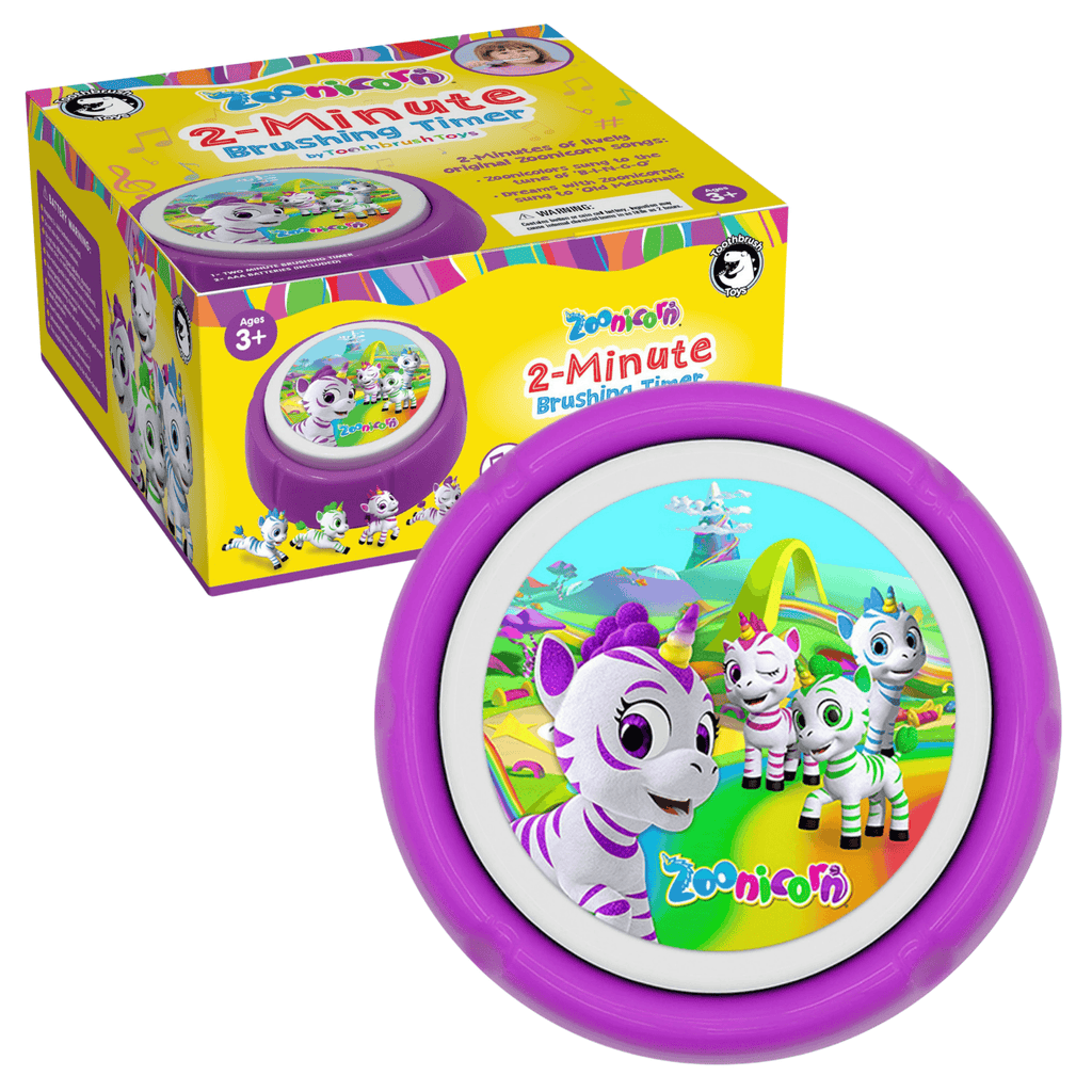 Zoonicorn® Kinderzahnbürsten-Timer von Toothbrush Toys - 2-Minuten-Timer