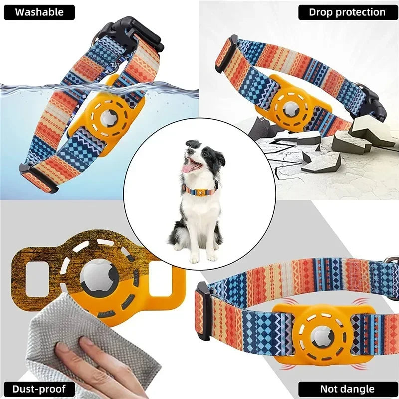 Digitaldruckhalsband für Apple Airtag