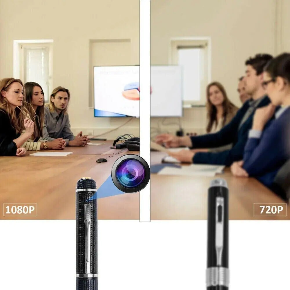 Versteckte Kamera Kugelschreiber 1080P HD Mini Körper Videorekorder DVR Sicherheit USB